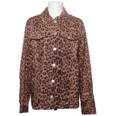 Denimjakke (Brun, Sort) fra Bonprix Bomuld, Elastan