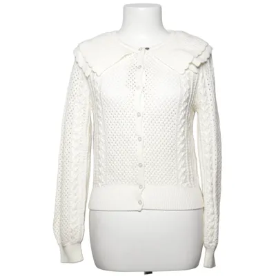 Cardigan (White) from KappAhl Acrylic, Cotton