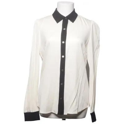 Shirt (Wit, Zwart) van Diane von Furstenberg Elastaan, Polyamide, Zijde, Viscose