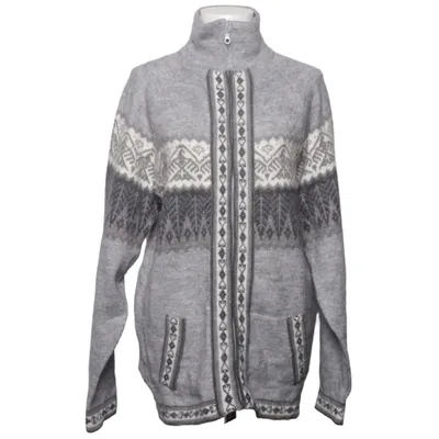 Cardigan (Grijs) van Andes Alpaca Alpacawol