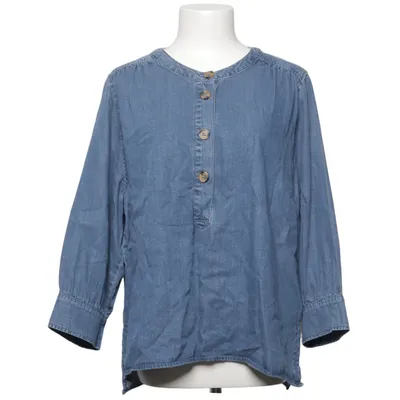 Blouse (Blauw) van Hema Katoen, Tencel