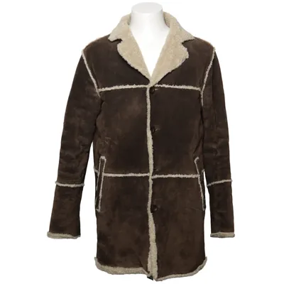Shearling jacket (Brown, Beige) from Emilio Leather