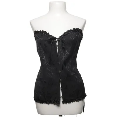 Corset (Noir) de Vaacodor Élasthane, Polyester