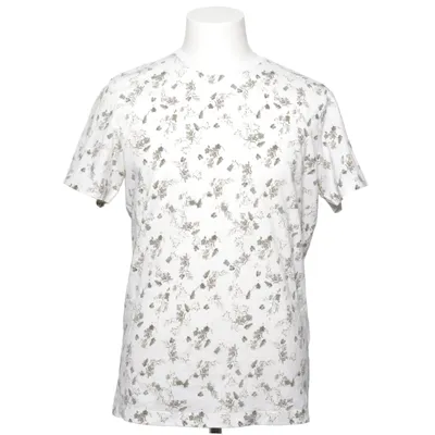 T-shirt (Wit, Groen) van Selected Homme Organisch katoen