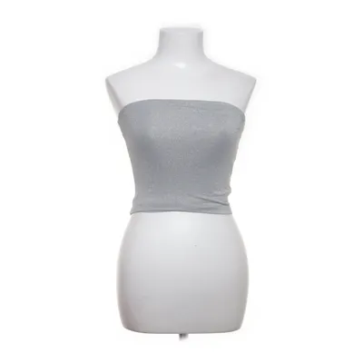 Top tube (Argent) de Melting Stockholm Élasthane, Fibre métallique, Polyester, Viscose