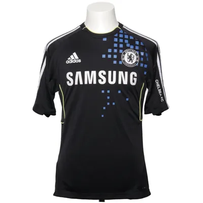 Fodboldtrøje (Sort, Blå, Hvid) fra Adidas Polyester