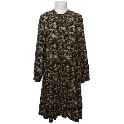 Maxikleid (Schwarz, Beige) von Chantal. B Viskose