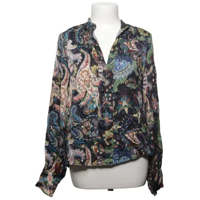 Bluse (Sort, Flerfarvet) fra Maja Roos Silke, Viscose