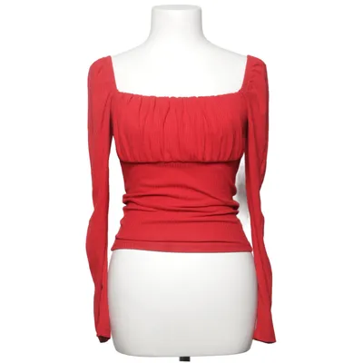 Top (Red) from Bubbleroom Elastane, Polyester, Viscose