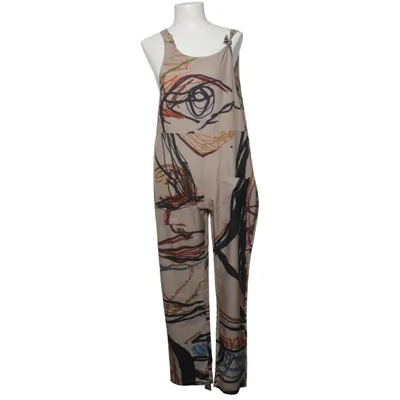 Tuinbroek (Beige, Meerkleurig) Katoen, Polyester