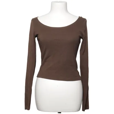 Långärmad t-shirt (Brun) från Divided by H&M Bomull, Elastan