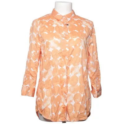 Bluse (Orange, Hvid) fra Eterna Bomuld