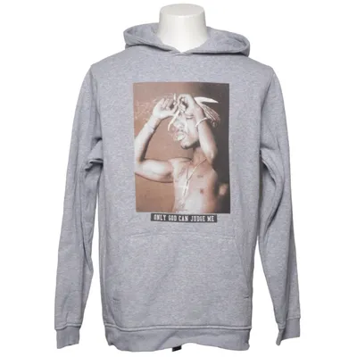Sweat à capuche (Gris) de 2Pac Coton, Polyester
