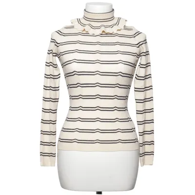 Turtleneck (Beige, Black) from Sandro Paris Acrylic, Polyamide, Wool