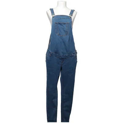 Hängselbyxor (Blå) från Missguided Maternity Bomull, Elastan, Polyester
