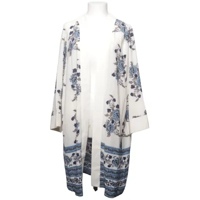 Cardigan (Blanc, Bleu, Multicolore) de New Look Curves Élasthane, Polyester