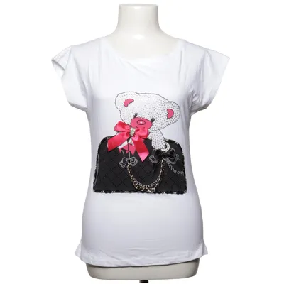 T-shirt (Weiß, Schwarz, Pink) von Leopard & WRL Baumwolle, Elasthan