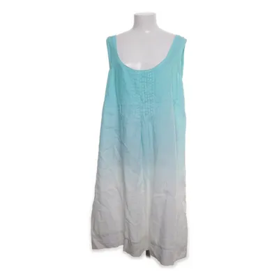 Klänning (Turkos, Vit) från Pure Linen Linne