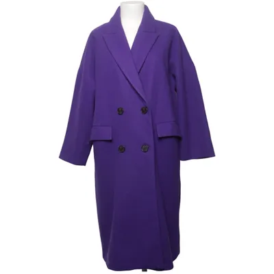 Coat (Purple) from Stradivarius Polyester