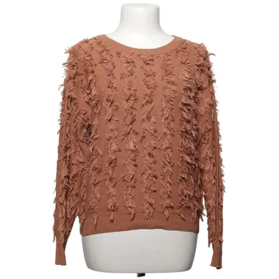 Sweater (Brown) from Samansa Mos2 Acrylic, Cotton