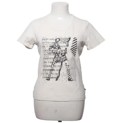 T-shirt (Wit) van Jette Joop Elastaan, Merinowol