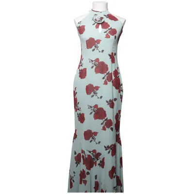 Maxi dress (Blue, Red, Multicolored) from Adoore Polyester