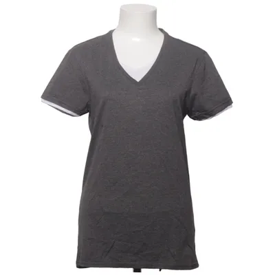 T-shirt (Gray, White) from Solid Jeans Cotton, Polyester