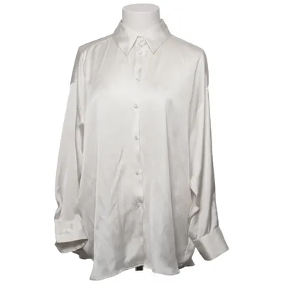 Shirt (White) from Zara Polyester