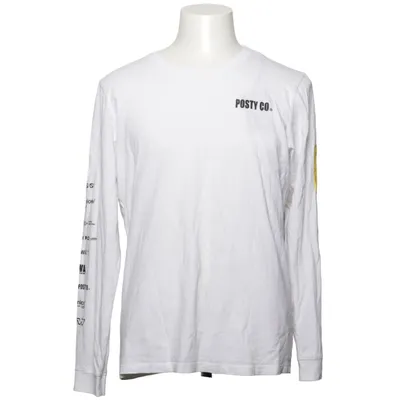 Långärmad t-shirt (Vit) från Posty Co Bomull