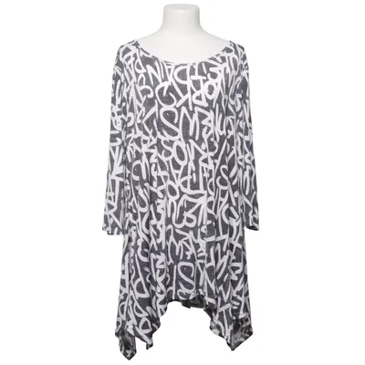 Blouse (Noir, Blanc) de Paprika Élasthane, Polyester