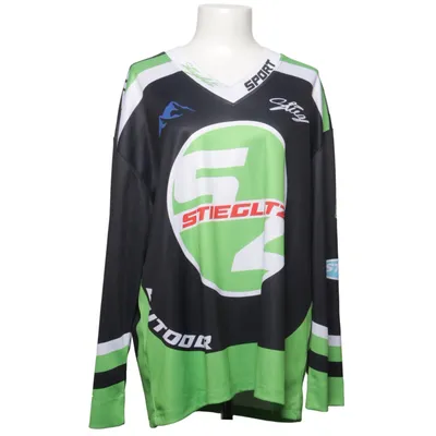 Hockey jersey (Black, Green, White) from Stieglitz Polyester