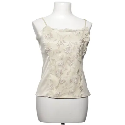 Tanktop (Beige, Wit) van VILA Clothes Elastaan, Polyester