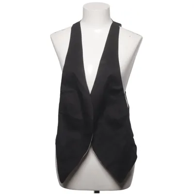 Kostuumgilet (Zwart, Wit) van Acne Acryl, Katoen, Cupro, Linnen
