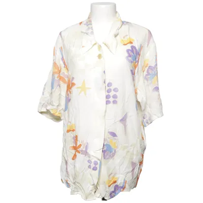 Korte mouwen shirt (Wit, Meerkleurig) van Choise by Danwear Viscose