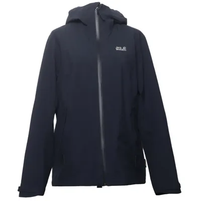 Regnjakke (Blå) fra Jack Wolfskin Polyester