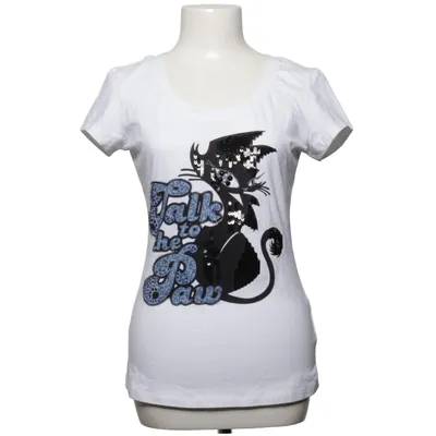 T-shirt (Weiß) von Miss JoJo Baumwolle, Elasthan