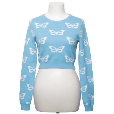 Sweater (Blå, Hvid) fra FB Sister Knitwear