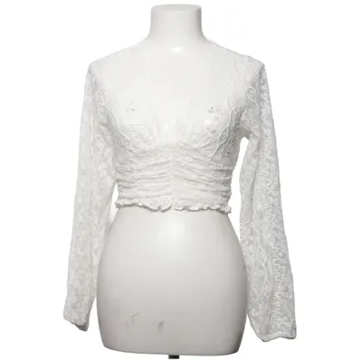 Crop top (Blanc) de Seven Sisters Coton, Polyamide