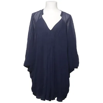Jurk (Blauw) van Diane von Furstenberg Elastaan, Polyester, Zijde