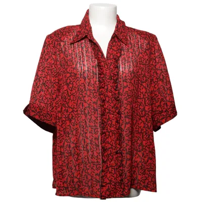 Kortärmad skjorta (Röd, Svart) från Doris