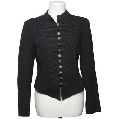 Blazer (Sort) fra Chica London Bomuld, Elastan