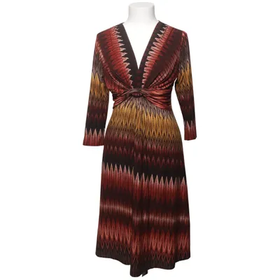 Maxi dress (Brown, Orange, Yellow, Multicolored) from Ilse Jacobsen Elastane, Polyester