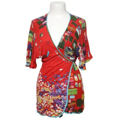 T-shirt (Rood, Meerkleurig) van Peace & Love Viscose