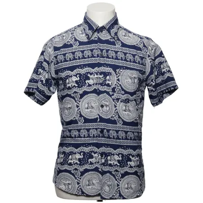Korte mouwen shirt (Blauw, Wit) van Alphorn