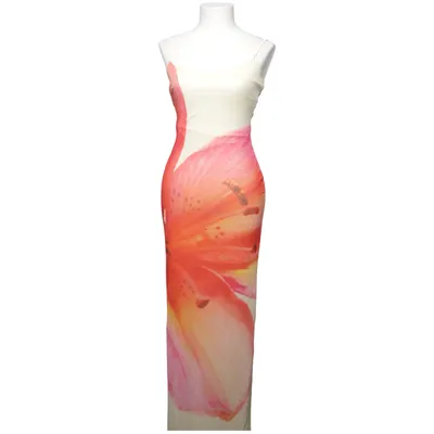 Robe longue (Blanc, Rose, Orange) de Peppermayo Élasthane, Polyester