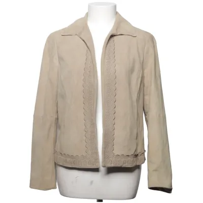 Leather jacket (Beige) from Worth Acetate, Leather
