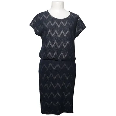 Jurk (Blauw, Zilver) van ONLY Elastaan, Polyester