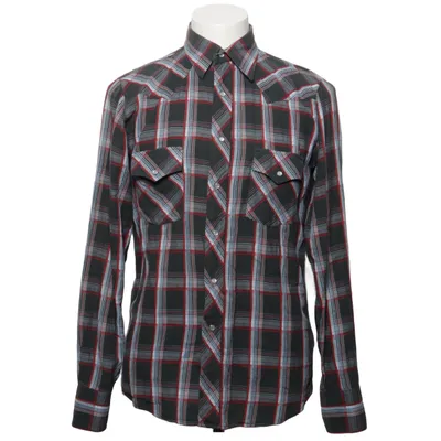 Chemise en flanelle (Gris, Rouge, Bleu) de Poco Coton