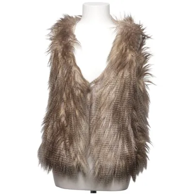 Vest (Beige, Brown) from Temple Acrylic, Polyester
