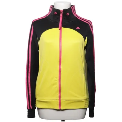 Sports jacket (Yellow, Black, Pink) from Adidas Cotton, Polyester